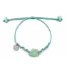 Bracelet Amazonite fil turquoise