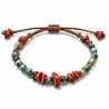 Bracelet homme turquoise africaine - jaspe