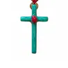 croix Lumi Sacri Turquoise rubis