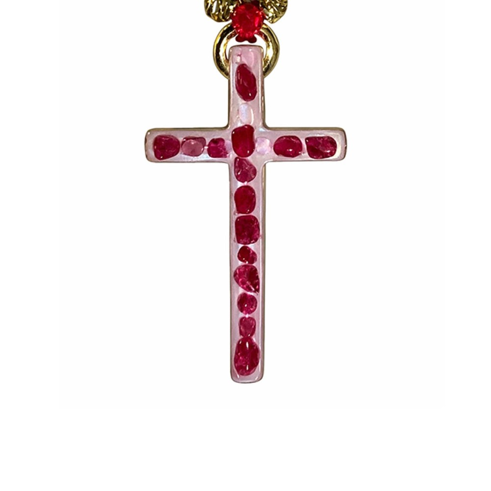croix Lumi Sacri Turquoise rubis