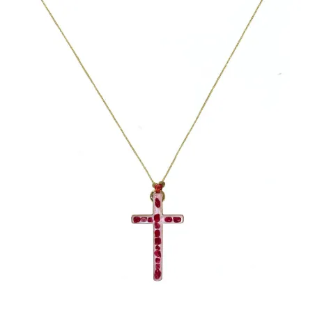 Croix Lumi Sacri  rubis