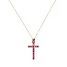 Croix Lumi Sacri  rubis