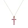 Croix Lumi Sacri  rubis