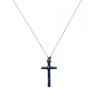 croix Lumi Sacri  Lapis-lazuli vanessa simon