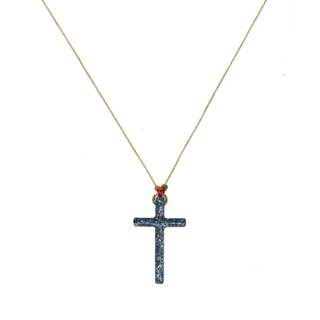 croix Lumi Sacri  diamanté Or vanessa simon