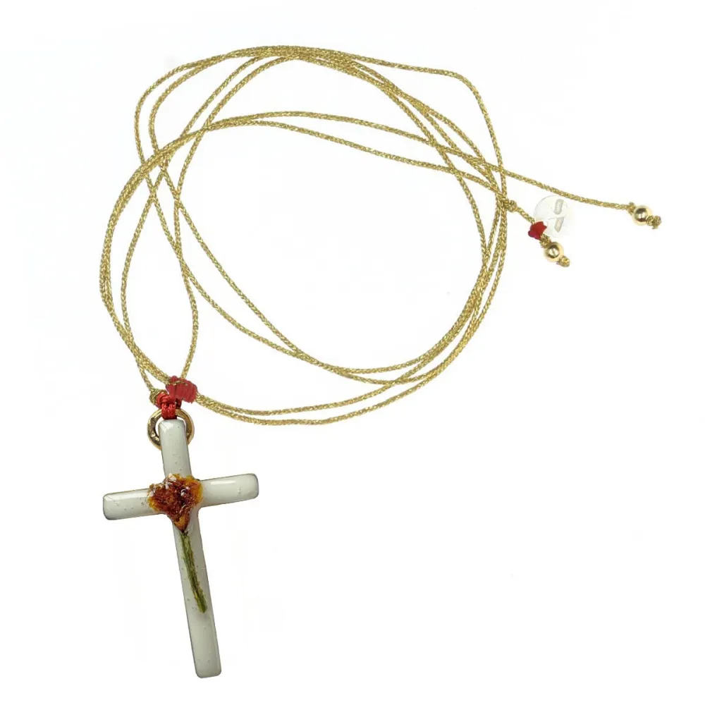 croix Lumi Sacri  diamanté Or vanessa simon