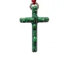 croix Lumi Sacri  Malachite vanessa simon