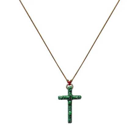 Croix Lumi Sacri  Malachite vanessa simon