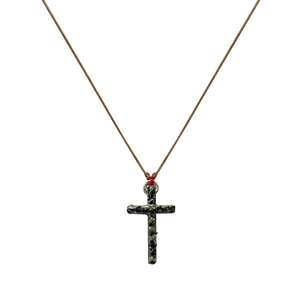 croix Lumi Sacri  Malachite vanessa simon