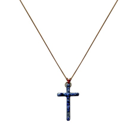 croix Lumi Sacri  Malachite vanessa simon