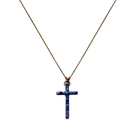 croix Lumi Sacri  Malachite vanessa simon