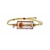 Bracelet émail blanc immortel