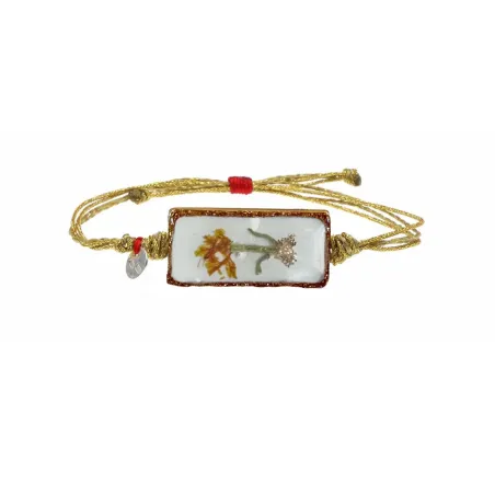 Bracelet  Solè d’Oru émail blanc