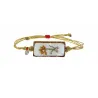 Bracelet  Solè d’Oru émail blanc
