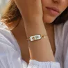 Bracelet  Solè d’Oru émail blanc