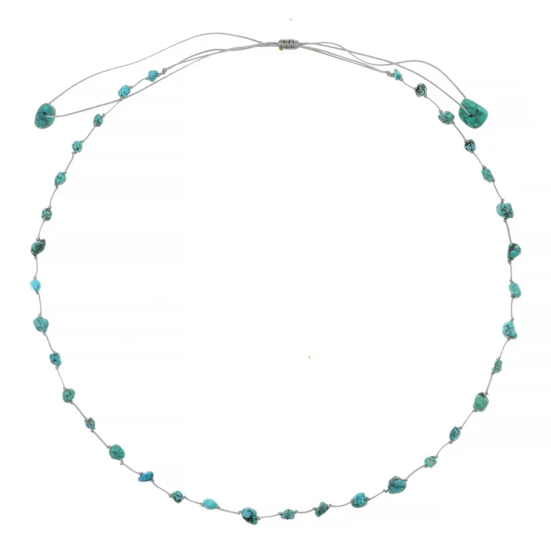 Collier en pierres de turquoise