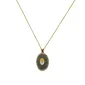 Collier médaillon Pyrite Madone vanessa simon