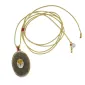 Collier médaillon Pyrite Madone