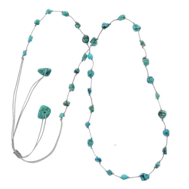 Collier en pierres de turquoise