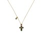 Croix émaillée pyrite vanessa simon