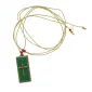 Collier Médaillon Croix Lapis Lazuli Émaillé Or – Fait Main | Vanessa Simon