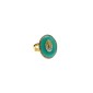 Bague S Madone -Tuquoise-or vanessa simon