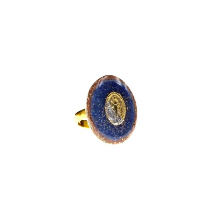 Bague PM lapis-lazuli  madone