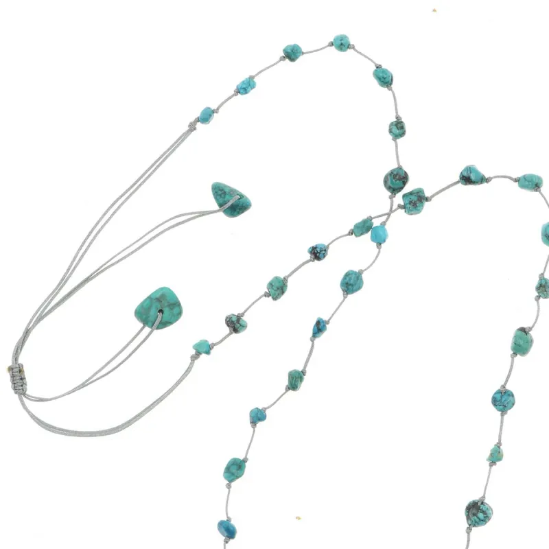 Collier en pierres de turquoise