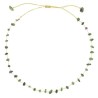 Collier vanessa simon rubis zoïsite fil or
