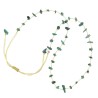 Collier en pierres naturelles Malachite.  Peut se porter en ras de cou ou sautoir selon votre envie  en bracelet 3 tours poignet