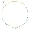 Collier vanessa simon turquoise fil or
