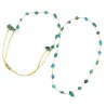 Collier vanessa simon turquoise fil or