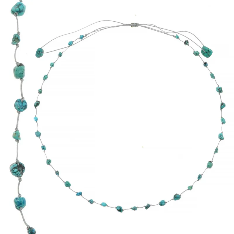 Collier en pierres de turquoise