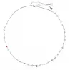 Collier Fluorite fil gris vanessa simon