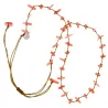 Collier en pierres naturelles Corail Gorgone .Peut se porter en ras de cou ou sautoir selon votre envie  en bracelet 3 tours poi