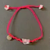 Bracelet Quartz  Rose Fil Fluo rose